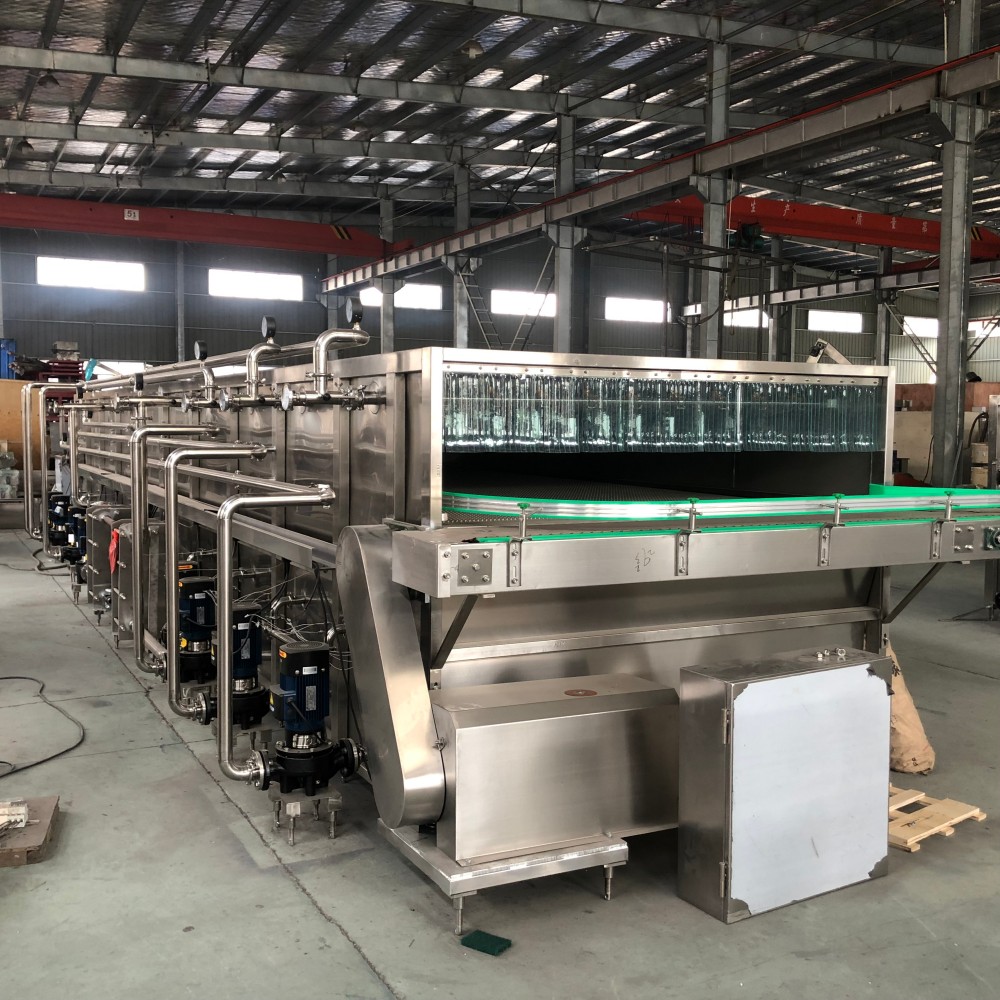 1000 Bottles per Hour Tunnel Pasteurizer for Beer and Beverages